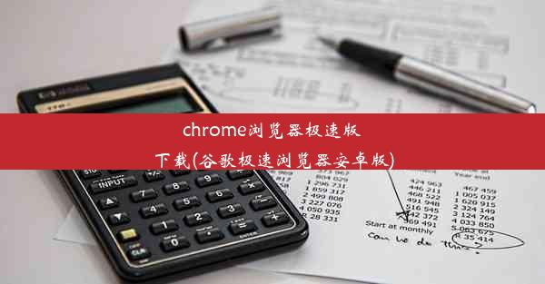 chrome浏览器极速版下载(谷歌极速浏览器安卓版)