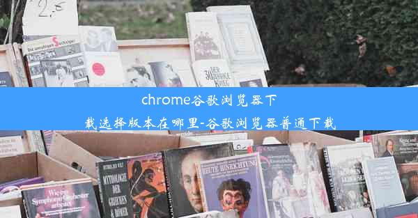 chrome谷歌浏览器下载选择版本在哪里-谷歌浏览器普通下载