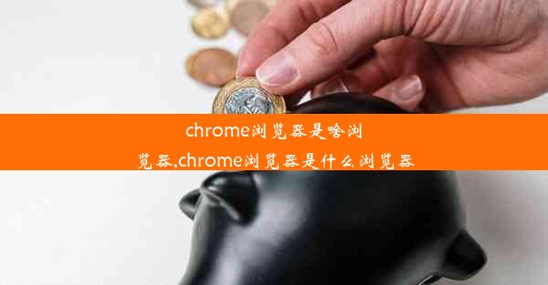 chrome浏览器是啥浏览器,chrome浏览器是什么浏览器