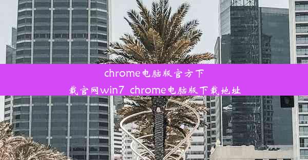 chrome电脑版官方下载官网win7_chrome电脑版下载地址