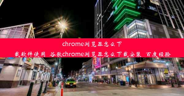 chrome浏览器怎么下载软件使用_谷歌chrome浏览器怎么下载安装_百度经验