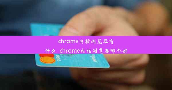 chrome内核浏览器有什么_chrome内核浏览器哪个好