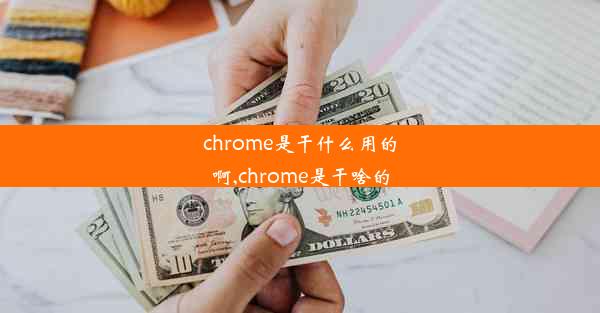 chrome是干什么用的啊,chrome是干啥的