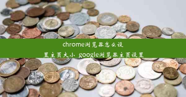 chrome浏览器怎么设置主页大小_google浏览器主页设置