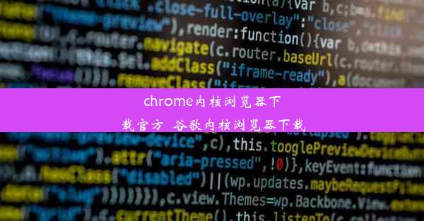 chrome内核浏览器下载官方_谷歌内核浏览器下载