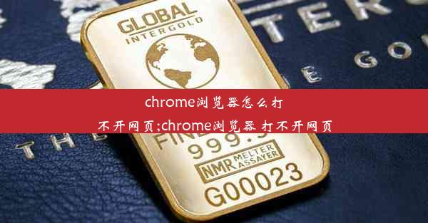 chrome浏览器怎么打不开网页;chrome浏览器 打不开网页