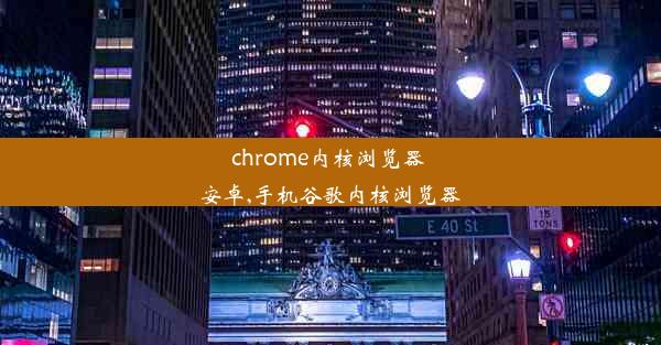 chrome内核浏览器 安卓,手机谷歌内核浏览器