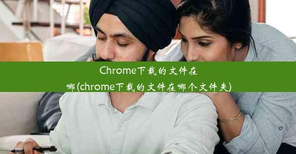 Chrome下载的文件在哪(chrome下载的文件在哪个文件夹)