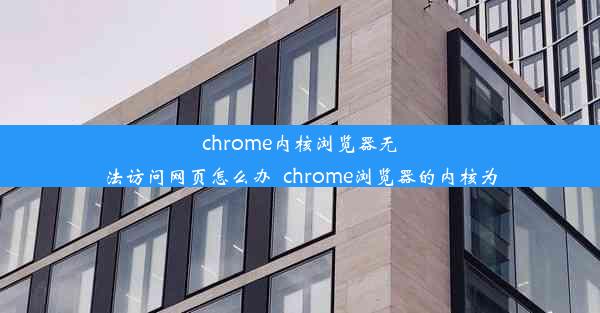 chrome内核浏览器无法访问网页怎么办_chrome浏览器的内核为