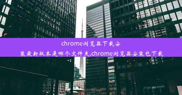 chrome浏览器下载安装最新版本是哪个文件夹,chrome浏览器安装包下载