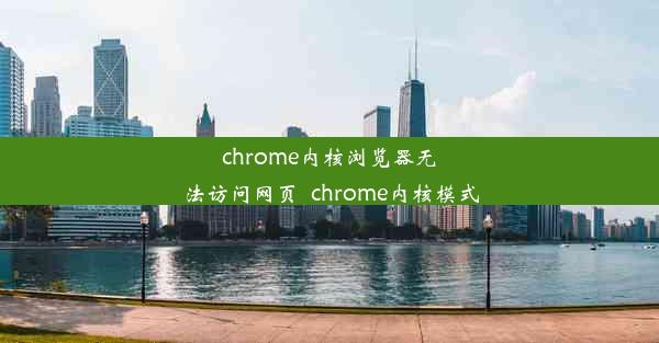 chrome内核浏览器无法访问网页_chrome内核模式