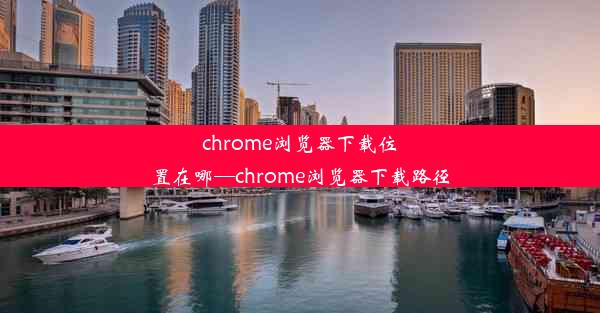 chrome浏览器下载位置在哪—chrome浏览器下载路径