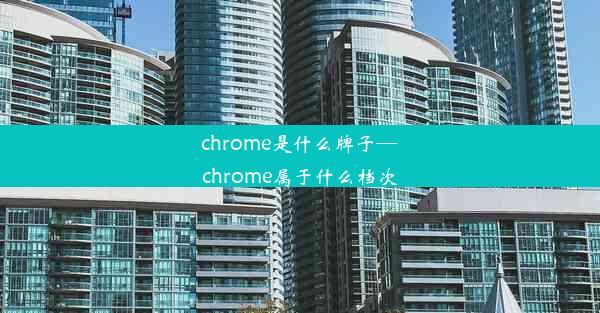 chrome是什么牌子—chrome属于什么档次