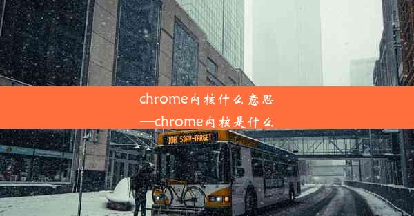 chrome内核什么意思—chrome内核是什么