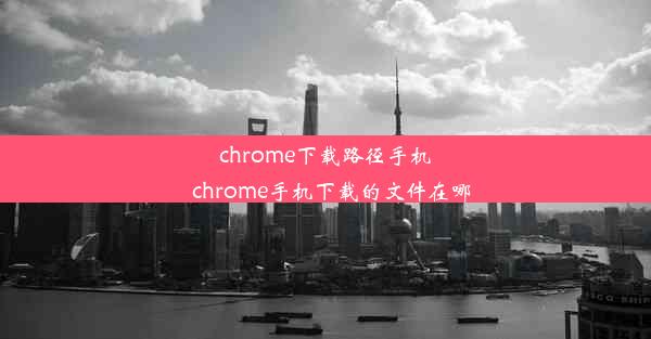 chrome下载路径手机_chrome手机下载的文件在哪