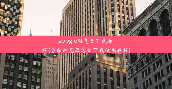 google浏览器下载教程(谷歌浏览器怎么下载使用教程)