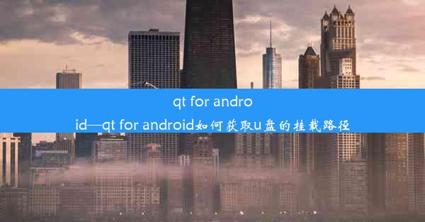 qt for android—qt for android如何获取u盘的挂载路径