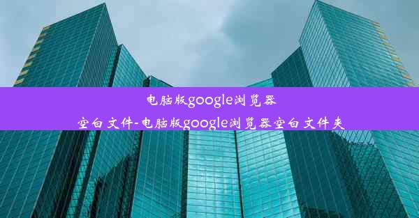 电脑版google浏览器空白文件-电脑版google浏览器空白文件夹