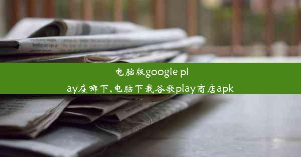 电脑版google play在哪下,电脑下载谷歌play商店apk