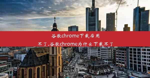 谷歌chrome下载后用不了,谷歌chrome为什么下载不了