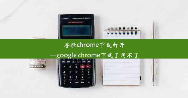 谷歌chrome下载打开—google chrome下载了用不了