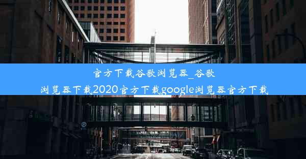 官方下载谷歌浏览器_谷歌浏览器下载2020官方下载google浏览器官方下载