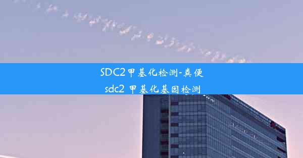 SDC2甲基化检测-粪便 sdc2 甲基化基因检测